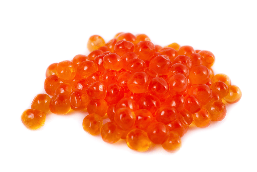 what color are trout eggs